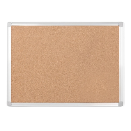 Mastervision MasterVision Earth Series Self-Healing Cork Bulletin Board, Wall Mount, 48x72", Aluminum Frame CA271790